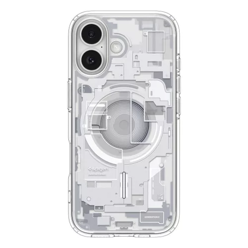 Spigen Ultra Hybrid Mag MagSafe tok Apple iPhone 17 készülékhez – Zero one fehér