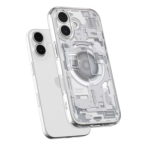 Spigen Ultra Hybrid Mag MagSafe tok Apple iPhone 17 készülékhez – Zero one fehér
