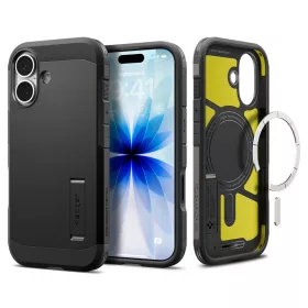   Spigen Tough Armor 'T' Mag MagSafe tok Apple iPhone 17 készülékhez – Fekete