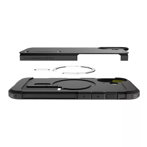 Spigen Tough Armor 'T' Mag MagSafe tok Apple iPhone 17 készülékhez – Fekete