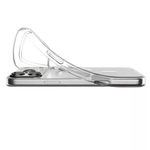 Spigen Liquid Crystal Mag MagSafe tok Apple iPhone 17 Pro Max készülékhez – Átlátszó/fehér