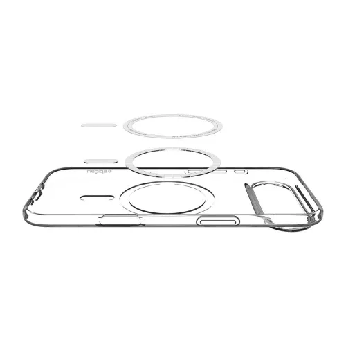 Spigen Liquid Crystal Mag MagSafe tok, Apple iPhone Air - átlátszó/fehér