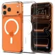 Spigen Liquid Crystal Mag MagSafe tok Apple iPhone 17 Pro készülékhez – Átlátszó/fehér