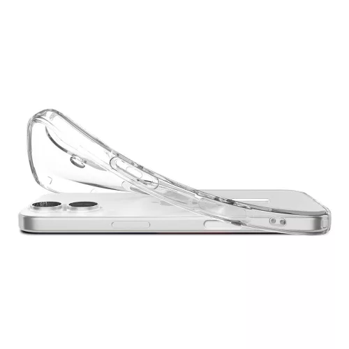 Spigen Liquid Crystal Mag MagSafe tok Apple iPhone 17 készülékhez – Átlátszó/fehér