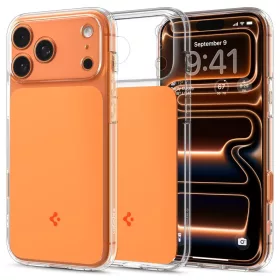   Spigen Ultra Hybrid 'T' Mag MagSafe tok Apple iPhone 17 Pro Max készülékhez – Fényes narancssárga