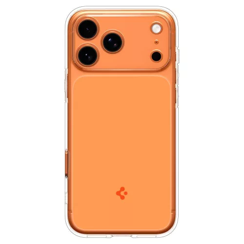 Spigen Ultra Hybrid 'T' Mag MagSafe tok Apple iPhone 17 Pro Max készülékhez – Fényes narancssárga