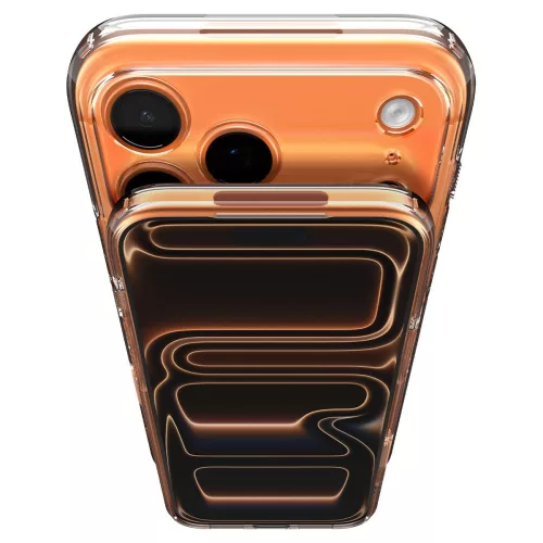 Spigen Ultra Hybrid 'T' Mag MagSafe tok Apple iPhone 17 Pro Max készülékhez – Fényes narancssárga