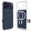 Spigen Ultra Hybrid 'T' Mag MagSafe tok Apple iPhone 17 Pro készülékhez – Matt kék