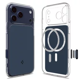   Spigen Ultra Hybrid 'T' Mag MagSafe tok Apple iPhone 17 Pro készülékhez – Matt kék