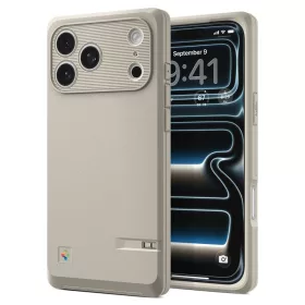   Spigen Classic LS MagSafe tok Apple iPhone 17 Pro készülékhez – Kő szürke
