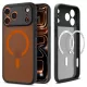 Spigen Ultra Hybrid Mag MagSafe tok Apple iPhone 17 Pro Max készülékhez – Narancssárga/átlátszó