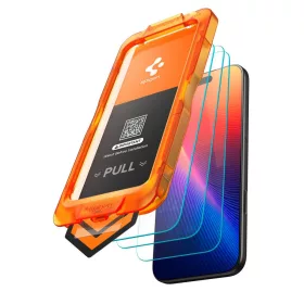   Spigen ALM Glas.tR Slim üvegfólia (3db) Apple iPhone 17 készülékhez – Átlátszó