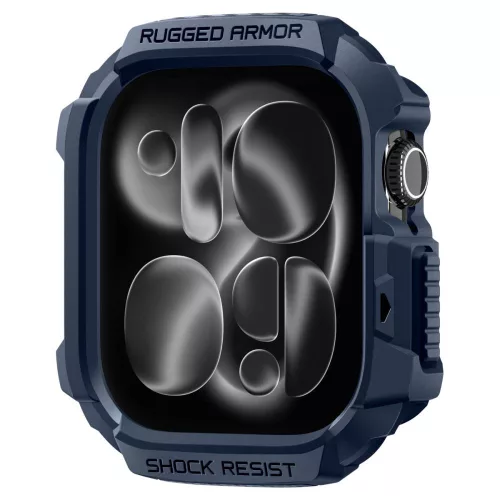 Spigen Rugged Armor V2 Apple Watch 10/11 (42 mm) tok - sötétkék