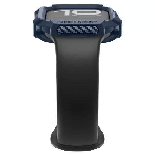 Spigen Rugged Armor V2 Apple Watch 10/11 (42 mm) tok - sötétkék