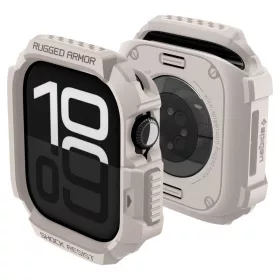   Spigen Rugged Armor V2 Apple Watch 10/11 (42 mm) tok - homokbézs