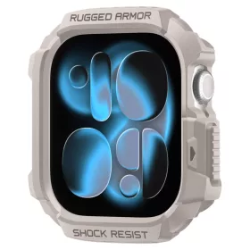   Spigen Rugged Armor V2 Apple Watch 10/11 (42 mm) tok - homokbézs