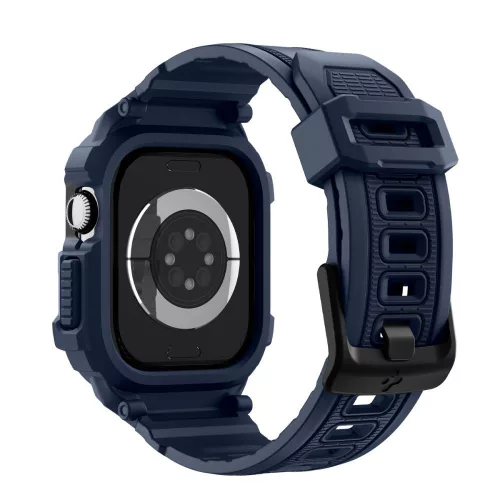 Spigen Rugged Armor Pro V2 Apple Watch 10/11 (42 mm) tok - sötétkék