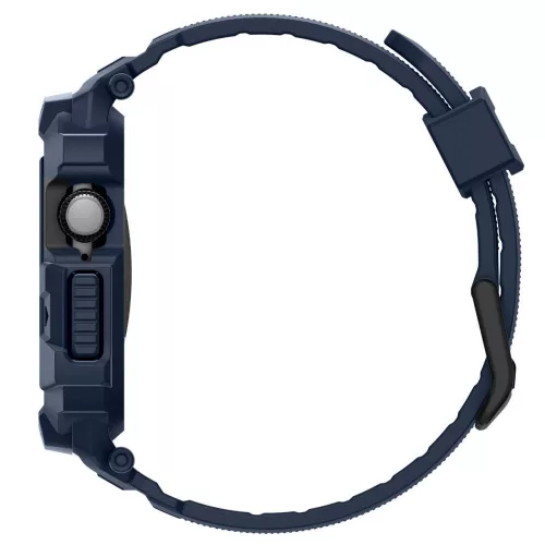 Spigen Rugged Armor Pro V2 Apple Watch 10/11 (42 mm) tok - sötétkék