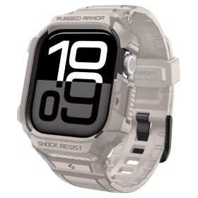   Spigen Rugged Armor Pro V2 Apple Watch 10/11 (42 mm) tok - homokbézs