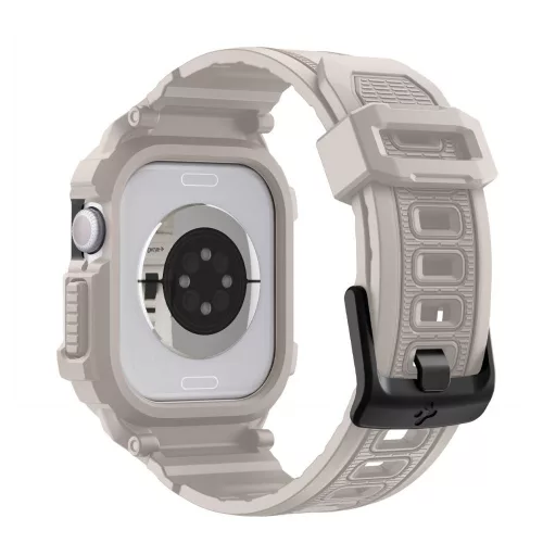 Spigen Rugged Armor Pro V2 Apple Watch 10/11 (42 mm) tok - homokbézs