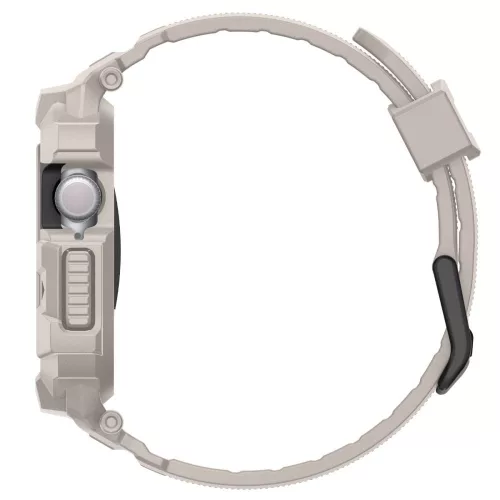 Spigen Rugged Armor Pro V2 Apple Watch 10/11 (42 mm) tok - homokbézs
