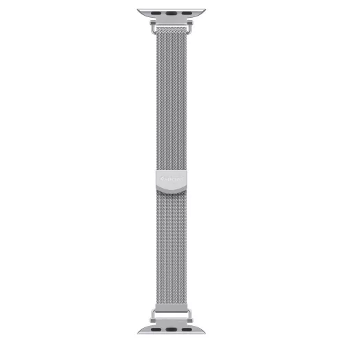 Spigen WBM4 Band Apple Watch 8/9/10/11/SE (40/41/42 mm) szíj - ezüst