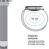 Spigen WBM4 Band Apple Watch 8/9/10/11/SE (40/41/42 mm) szíj - ezüst
