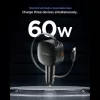 Spigen EV603BT ESSENTAIL 60W autós töltő