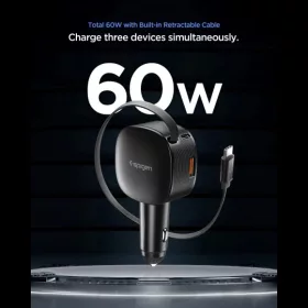Spigen EV603BT ESSENTAIL 60W autós töltő