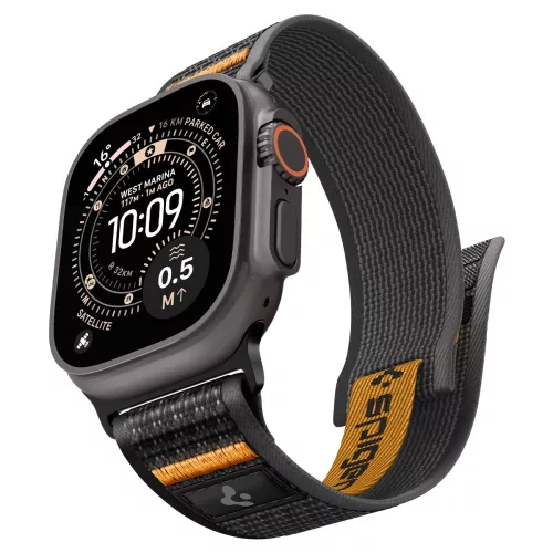 Spigen Athlex Air 2 Apple Watch 8/9/10/11/SE/Ultra (44/45/46/49 mm) szíj - aktív szürke