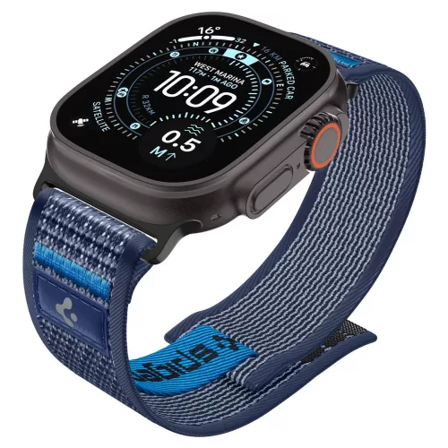 Spigen Athlex Air 2 Apple Watch 8/9/10/11/SE/Ultra (44/45/46/49 mm) szíj - aktív fekete