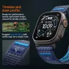 Spigen Athlex Air 2 Apple Watch 8/9/10/11/SE/Ultra (44/45/46/49 mm) szíj - aktív fekete