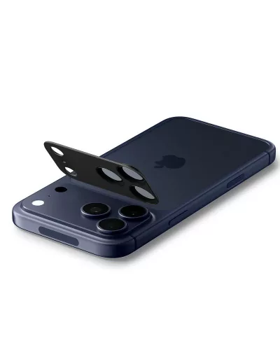 Spigen Optik Pro XL Glas.tR EZ Fit kameravédő Apple iPhone 17 Pro készülékhez – Fekete