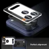 Spigen Optik Pro XL Glas.tR EZ Fit kameravédő Apple iPhone 17 Pro készülékhez – Fekete