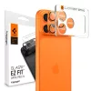 Spigen Optik Pro XL Glas.tR EZ Fit kameravédő Apple iPhone 17 Pro készülékhez – Narancssárga