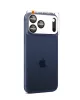 Spigen Optik Pro XL Glas.tR EZ Fit kameravédő Apple iPhone 17 Pro Max készülékhez – Fekete