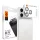 Spigen Optik Pro XL Glas.tR EZ Fit kameravédő Apple iPhone 17 Pro Max készülékhez – Ezüst