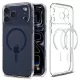 Spigen Ultra Hybrid Mag MagSafe tok Apple iPhone 17 Pro Max készülékhez – Átlátszó/kék mélykék