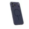 Spigen Ultra Hybrid Mag MagSafe tok Apple iPhone 17 Pro Max készülékhez – Átlátszó/kék mélykék