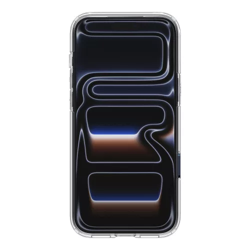 Spigen Ultra Hybrid Mag MagSafe tok Apple iPhone 17 Pro készülékhez – Átlátszó/kék mélykék
