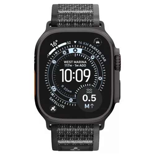 Spigen Athlex Air 2 Apple Watch 8/9/10/11/SE/Ultra (44/45/46/49 mm) szíj - aktív zöld