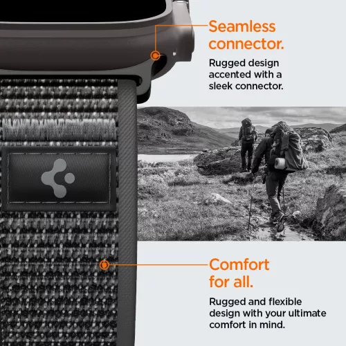 Spigen Athlex Air 2 Apple Watch 8/9/10/11/SE/Ultra (44/45/46/49 mm) szíj - aktív zöld