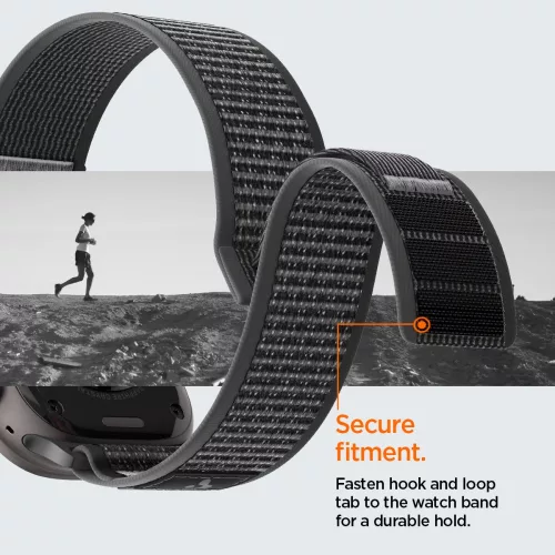Spigen Athlex Air 2 Apple Watch 8/9/10/11/SE/Ultra (44/45/46/49 mm) szíj - aktív zöld