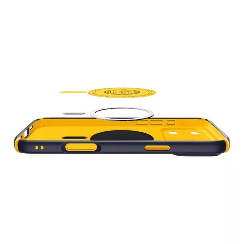 Spigen Nano Pop Hybrid Mag MagSafe tok Apple iPhone 17 Pro Max készülékhez – Áfonya kék