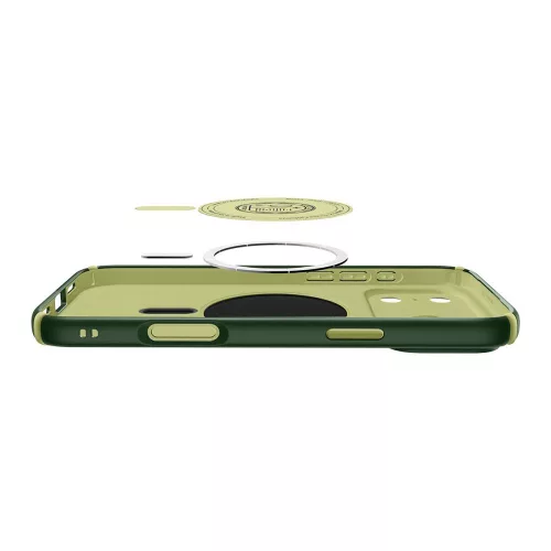 Spigen Nano Pop Hybrid Mag MagSafe tok Apple iPhone 17 Pro készülékhez – Avokádó zöld