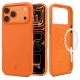 Spigen Silicone Fit Mag MagSafe tok Apple iPhone 17 Pro készülékhez – Kozmikus narancssárga