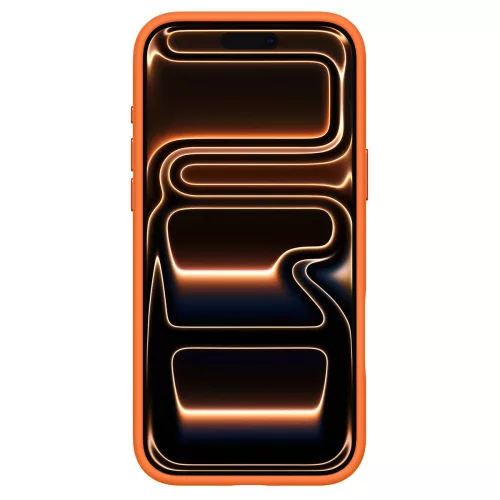 Spigen Silicone Fit Mag MagSafe tok Apple iPhone 17 Pro készülékhez – Kozmikus narancssárga