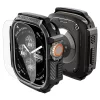 Spigen Rugged Armor + Tempered Glass Apple Watch Ultra 1/2/3 (49 mm) csomag - matt fekete