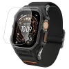 Spigen Lite Fit Pro + Tempered Glass Apple Watch Ultra 1/2/3 (49 mm) csomag - matt fekete