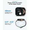 Spigen Lite Fit Pro + Tempered Glass Apple Watch Ultra 1/2/3 (49 mm) csomag - matt fekete